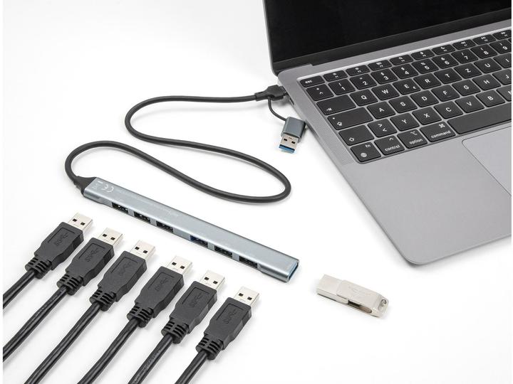 Produktbild Delock 64273 (USB-A, USB-C, 7 Ports)
