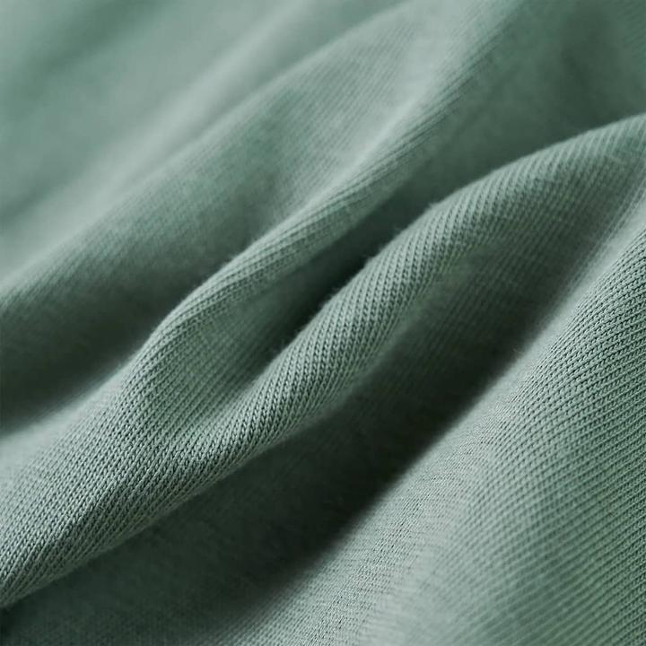 Image du produit vidaXL T-shirt enfant kaki 116,Composition : 100 % coton,Couleur (116)