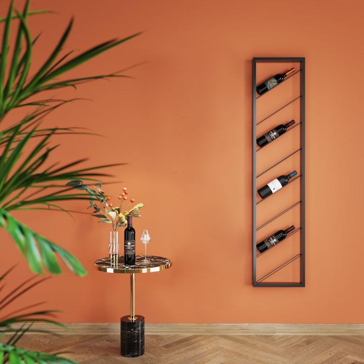 Image du produit Kare Design Porte-bouteilles mural Bistro Uno 160cm (36 x 6 x 160 cm)