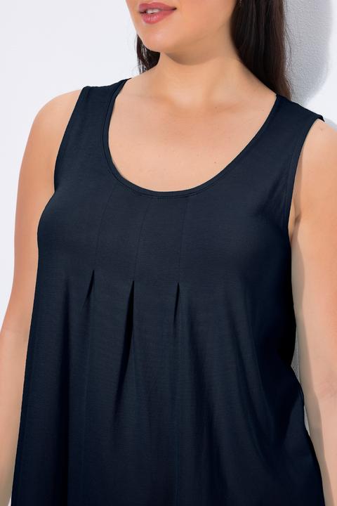 Actual product image Ulla Popken Essential Pleat Front Knit Tank (54)