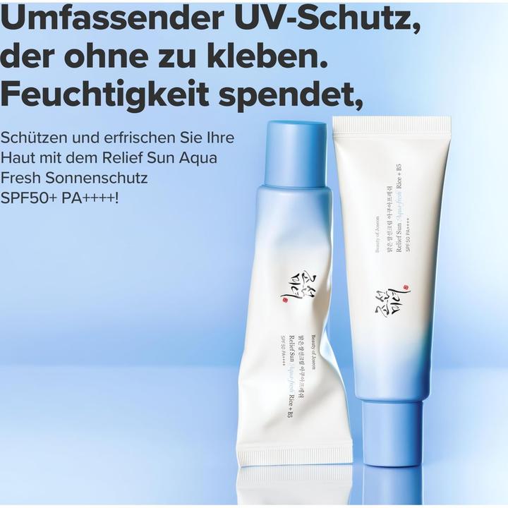 Actual product image Beauty of Joseon Relief Sun Aqua Fresh + B5 (Suntan cream, SPF 50+, 50 ml)