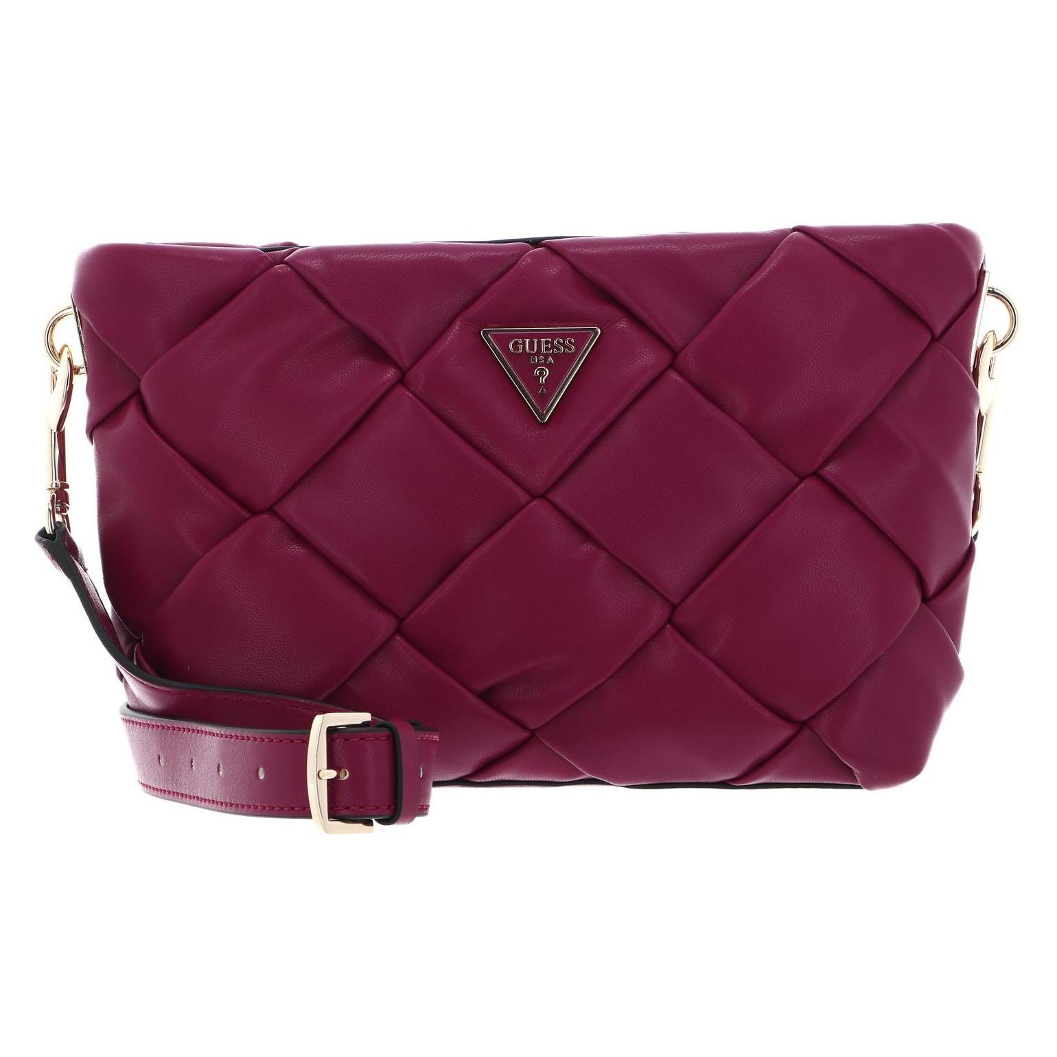 Guess, Damen, Handtasche, Umhängetasche Zaina - Rosa, Rosa, Violett