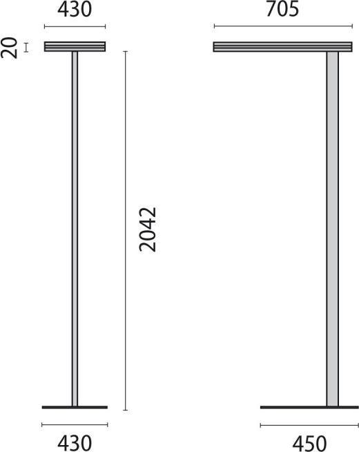 Produktbild PiL LED-Stehleuchte (14040 lm)