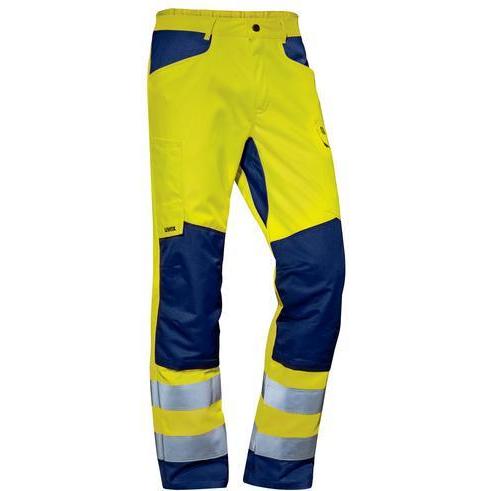 Uvex Safety, Arbeitshose, Cargohose uvex Construction gelb, warngelb 54 (54)