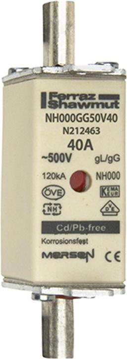 Actual product image Mersen NH fuse link (40 A)