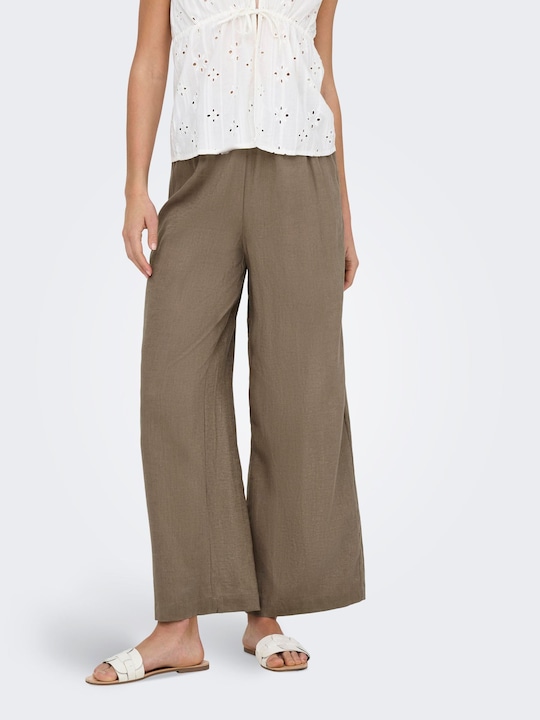 Produktbild Only ONLTOKYO Hohe Taille Gerade geschnitten Hose mit weitem Beinschnitt Hose mit weitem Beinschnitt (XL)