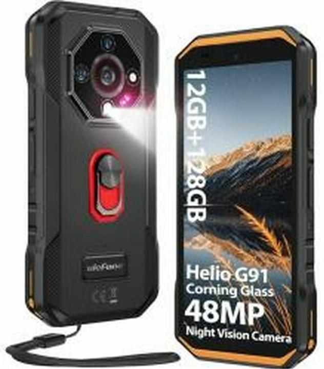Actual product image Ulefone ARMOR X32 6+128GB 4G VIBRANT ORANGE (128 GB, Orange, 5.65", Dual SIM, 4G)