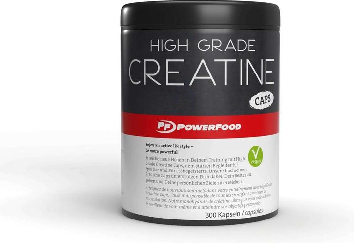 Powerfood Créatine de haute qualité (300 pcs, Capsules, 348.90 g)