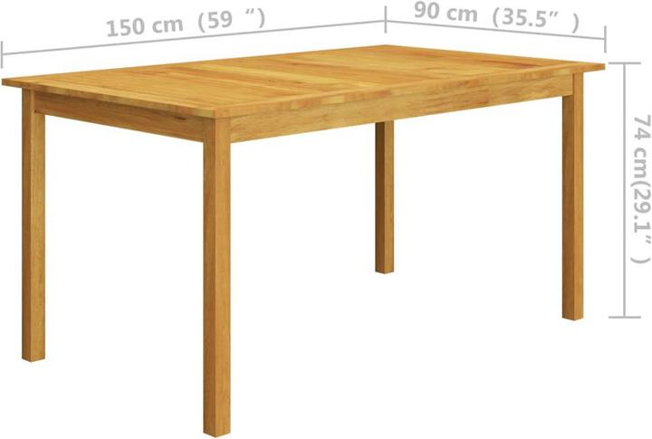 Produktbild vidaXL Loona (150 x 90 x 74 cm)