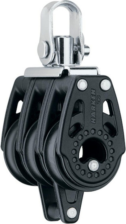 Harken Dreischeibenblock/Wirbel/Hundsfott