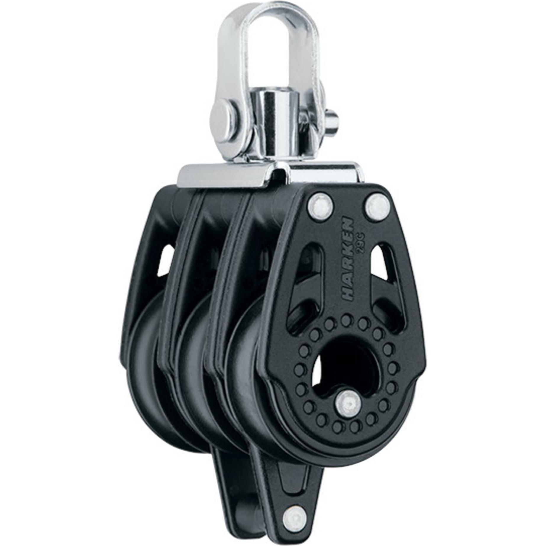 Harken Dreischeibenblock/Wirbel/Hundsfott (HK345)