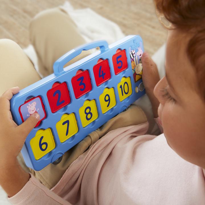 Produktbild Hasbro Spielzeug Peppas Zahlenspass-Bus, Zählen von 1 bis 10, Kinderspielzeug