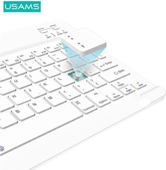 Produktbild Usams Tablet-Hülle Winro-Hülle mit Tastatur iPad Pro 11 Zoll lila Hülle-weisse Tastatur