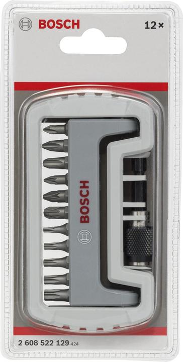 Produktbild Bosch Professional Zubehör 11-tlg. Schrauberbit-Set inklusive Bithalter, PH, PZ, T, 25 mm (Innensechsrund TX)