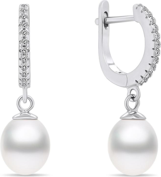 Immagine prodotto Brilio Argento - Incantevoli orecchini in argento con perle EA650W