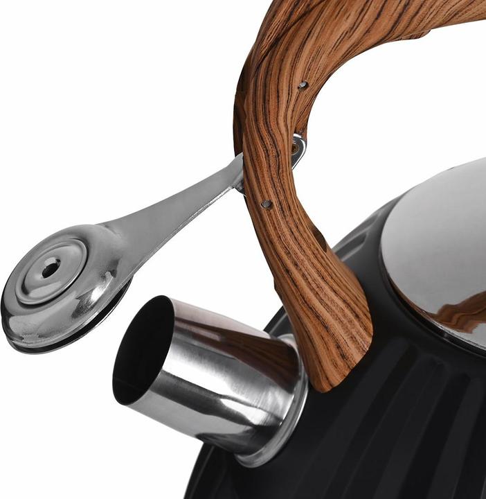 Actual product image Promis TMC25D Kettle 3 0 l ANTONIO black wooden handle (3 l, EU plug)