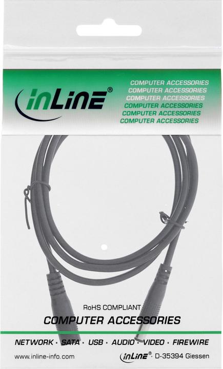 Produktbild InLine Verlängerungskabel (1 m, Nema-1)
