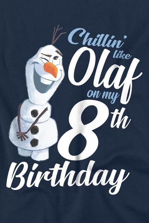 Produktbild Disney Frozen Chillin Like Olaf TShirt 8 Geburtstag (128)