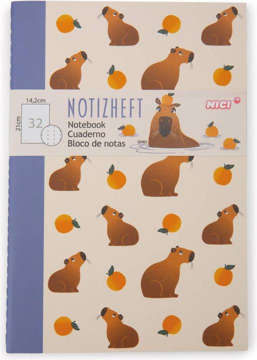 Actual product image NICI Notizheft Capybara 32 Blatt (A5)