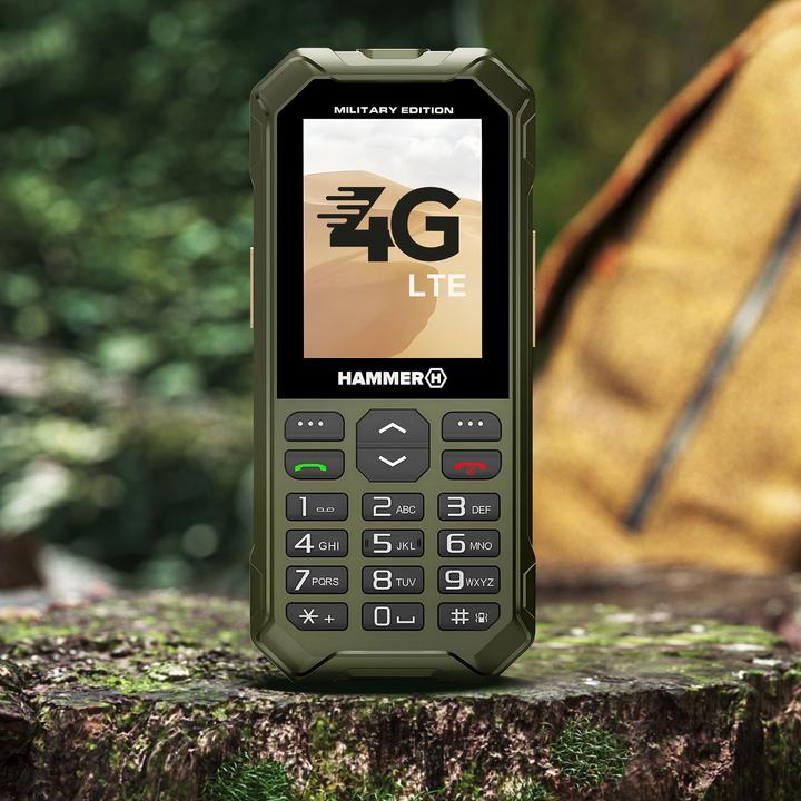 Image du produit Myphone Hammer 6 LTE vert / 2,4" / 2MP / microSD / IP68 / fonction SOS (2.40", 2 Mpx)