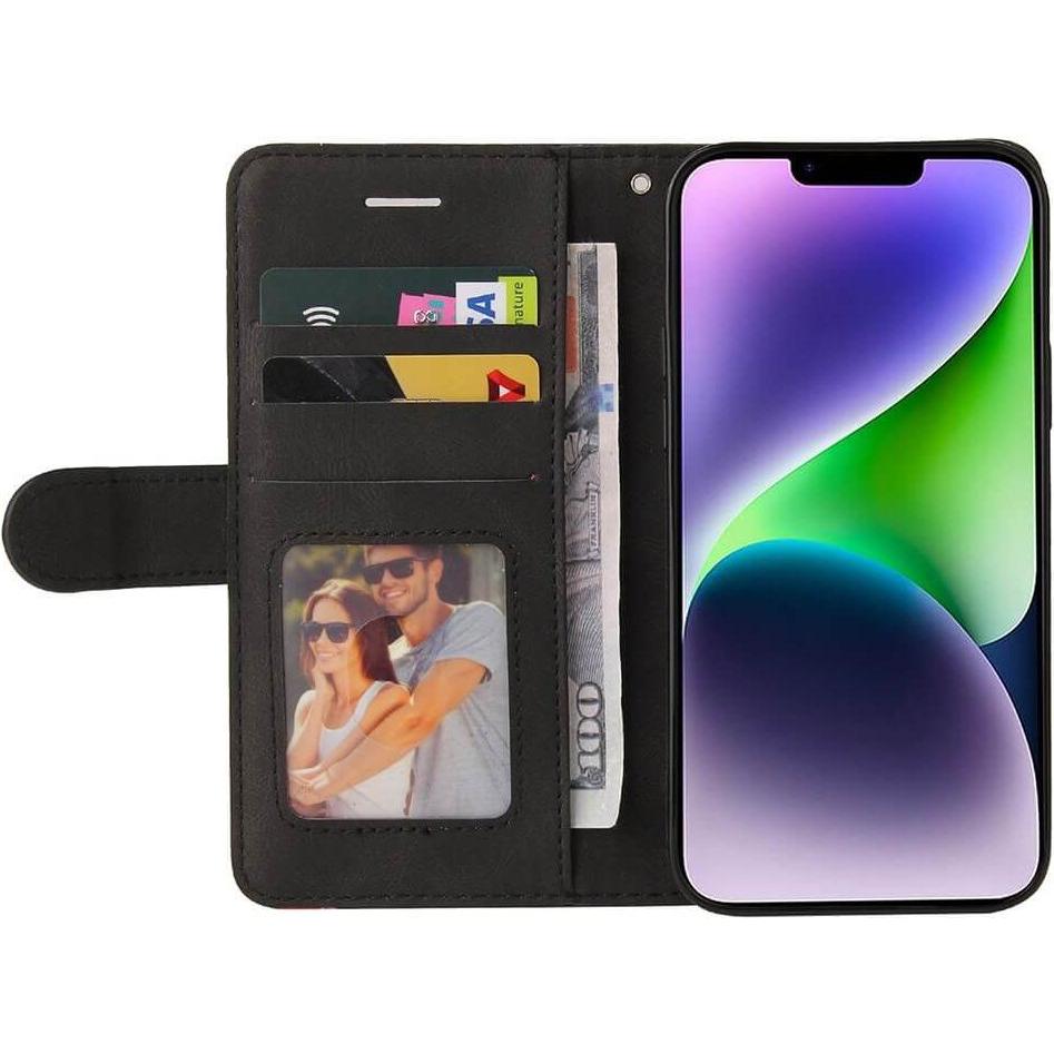 Thumbnail - Cover-Discount iPhone 15 Plus - Dual-color Etui Hülle schwarz (Apple iPhone 15 Plus), Smartphone Hülle, Schwarz