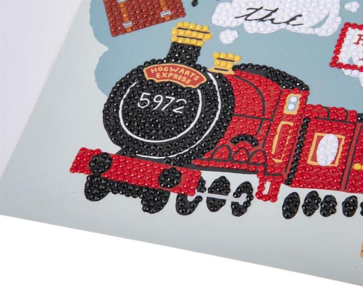 Produktbild Craft Buddy All Aboard The Hogwarts Express, 18x18cm Crystal Art Card