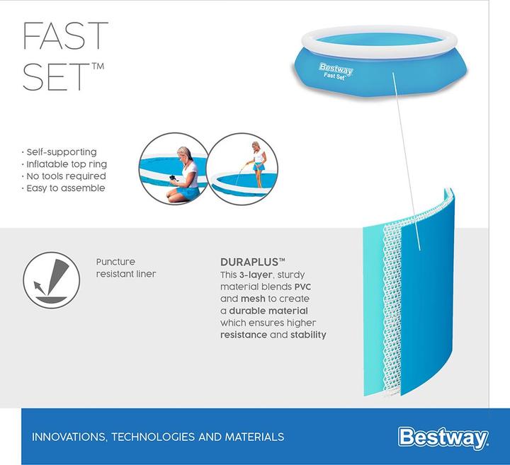 Immagine prodotto Bestway Fast Set Pool Set (Ø 305 x 66 cm)