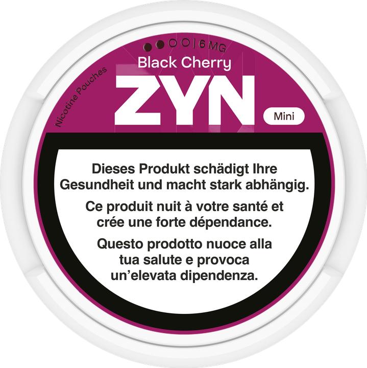 Zyn Mini Black Cherry Strong (Nicotine Pouches, 6 mg)