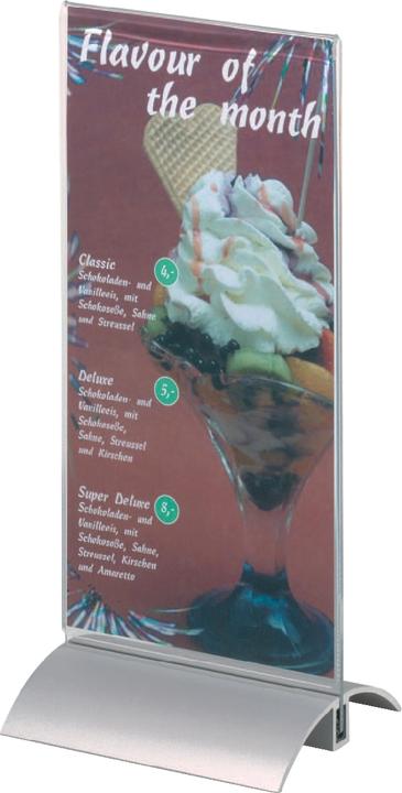 Produktbild Durable Tischaufsteller, Acryl mit Aluminiumfuss (DL)