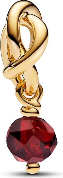 Image du produit Pandora Moments Pierre de naissance janvier (Argent massif, Métal doré en 14K)