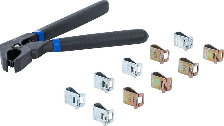 Actual product image BGS Fixing Clamps Set with Pliers | 11 pcs.