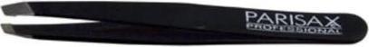 Parisax Slanted Tweezers Black - Perfect For Precise Hair Removal
