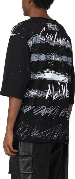 Actual product image Balmain Mens Paris Graffiti Logo T-Shirt (L)