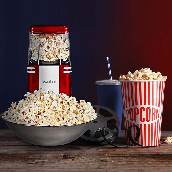 Actual product image Nedis Retro Popcorn Maschine, inkl. 2 Kino-Popcorn-Becher
