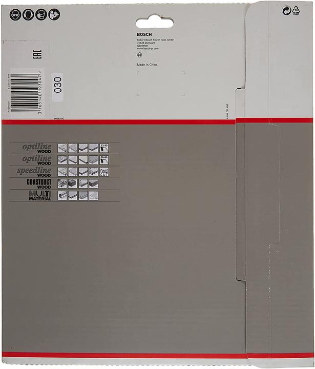 Productafbeelding Bosch Professional Zubehör Cirkelzaagblad Multi Materiaal