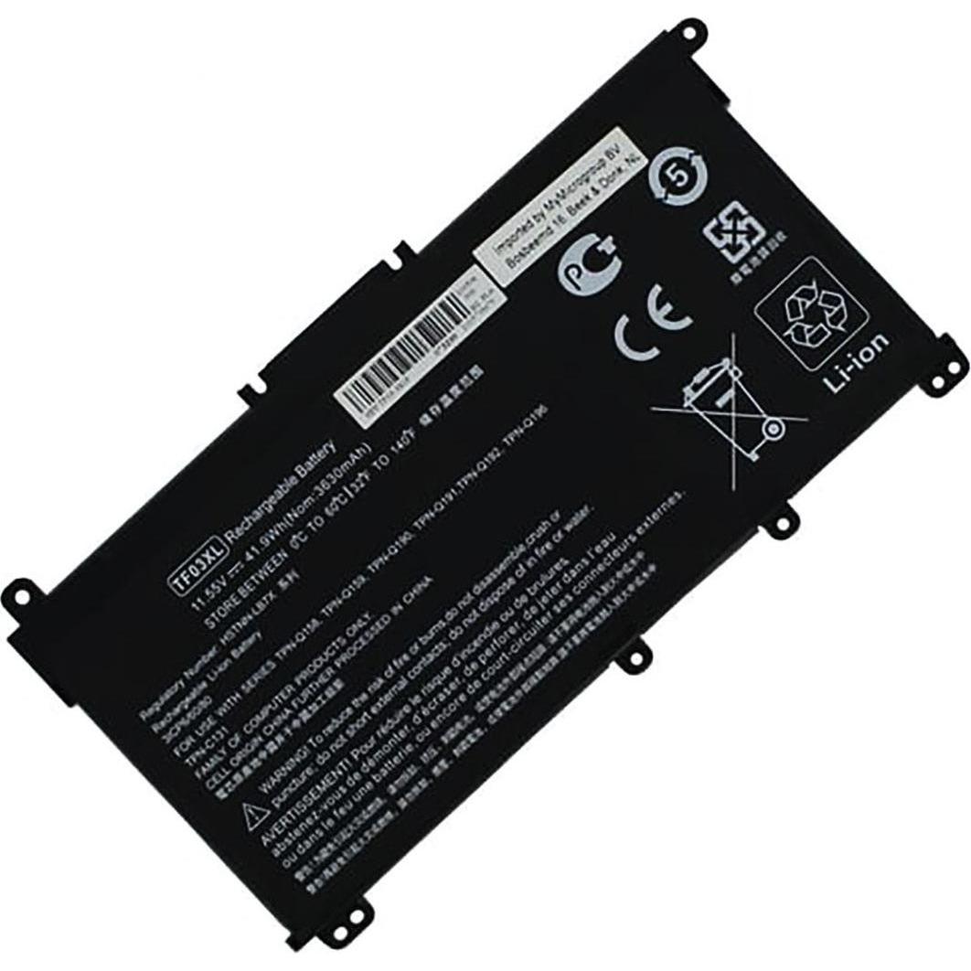 AGI Akku kompatibel mit HP Pavilion 14-bf600TX (1 Zellen, 3400 mAh), Notebook Akku, Schwarz