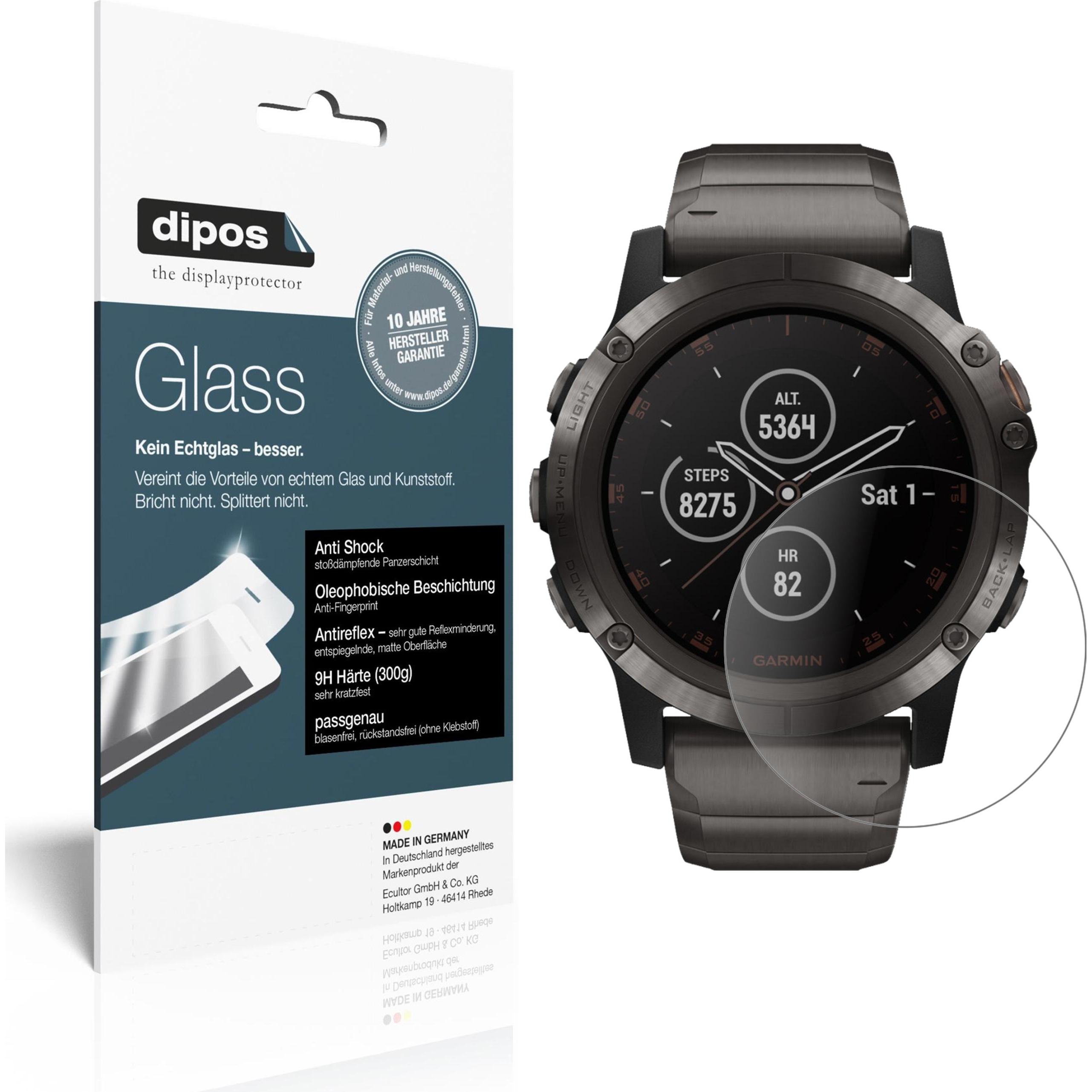 Dipos Displayschutz Anti-Shock, Smartwatch Schutzfolie, Transparent