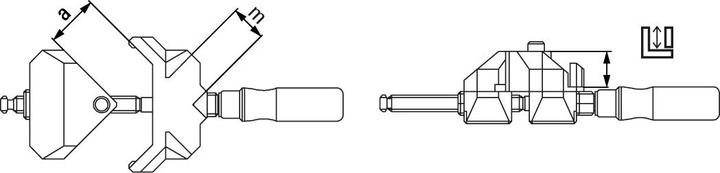 Produktbild Bessey Winkelspanner WS6 Spannbereich (100 mm)
