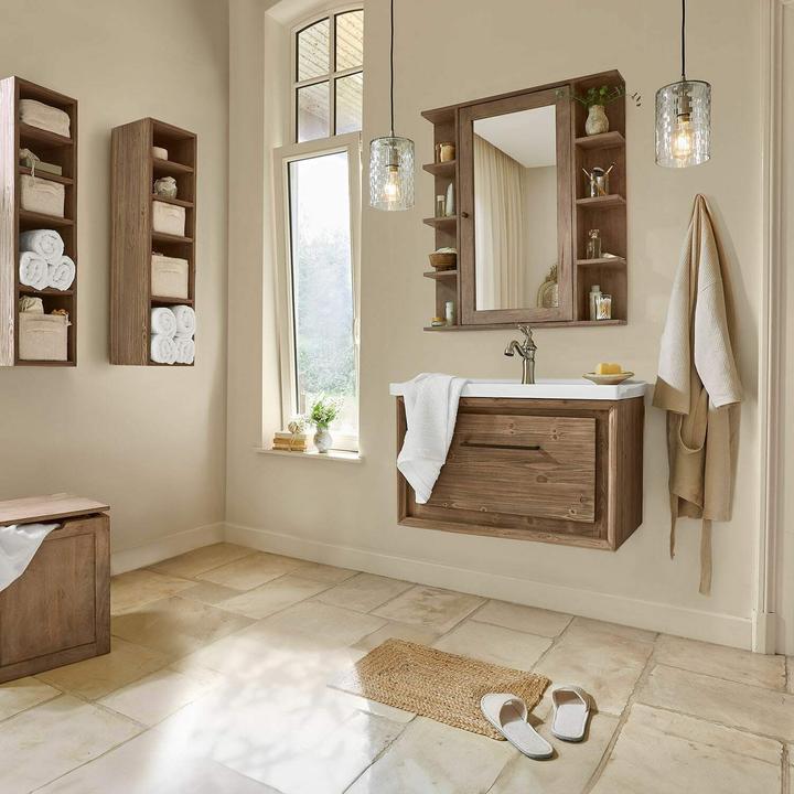 Actual product image Loberon Spiegelschrank Greenhaven braun