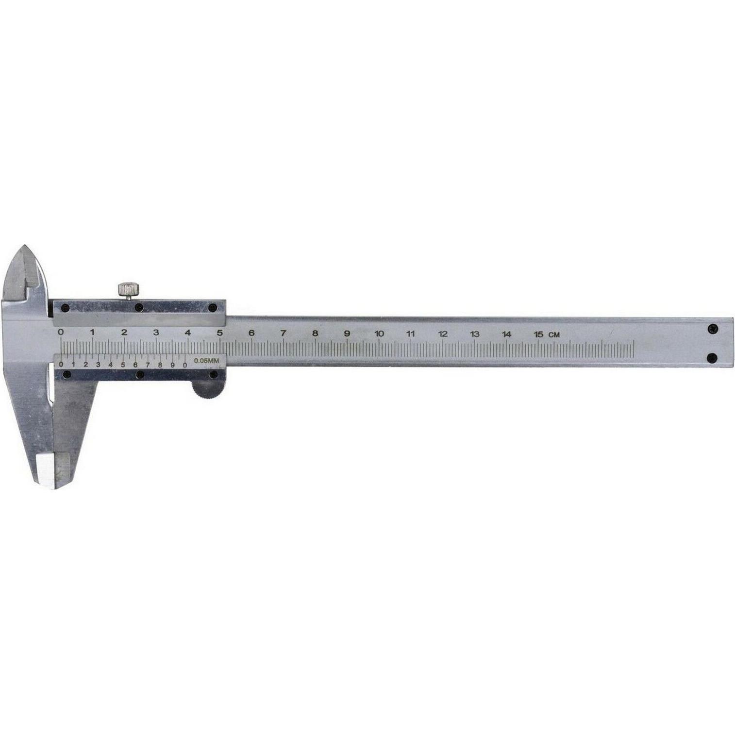 GEKO, Messlehre, Gleitmassstab aus Metall, 0-150mm x 0,05 (15 cm)