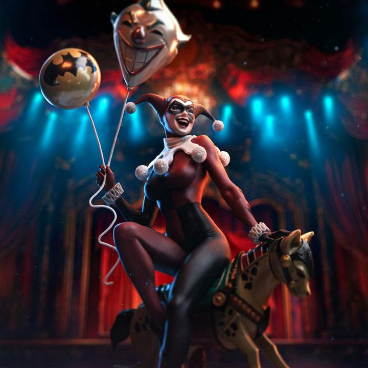 Produktbild Iron Studios DC Comics Art Scale Statue 1/10 Harley Quinn Unleashed 30 cm