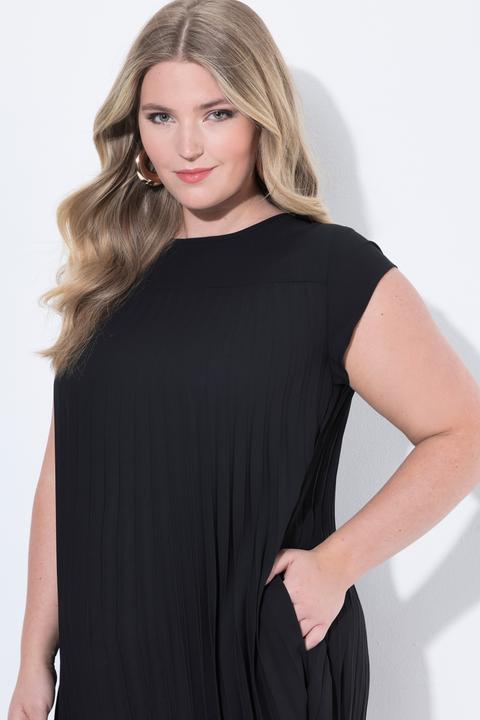 Image du produit Miamoda Robe plissée, mélange de plis, sans manches (56)