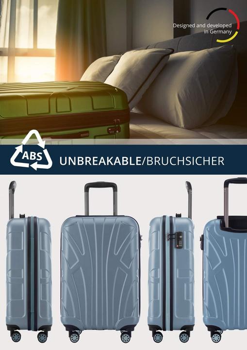Actual product image Suitline Handgepäck Hartschalen-Koffer (34 l, Hand luggage (up to 50 litres))