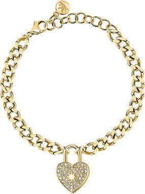 Actual product image Morellato Romantic gold plated bracelet with Abbraccio SABG29 crystals