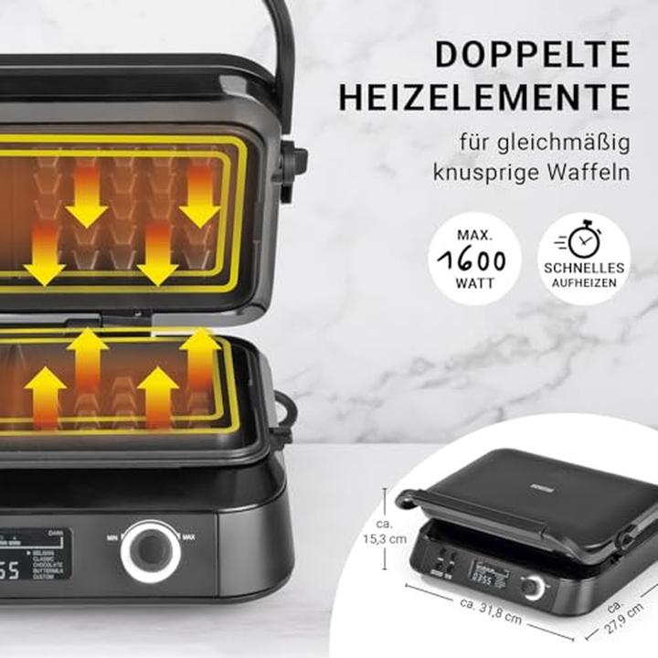 Produktbild N8werk Premium Waffeleisen in der Midnight Edition