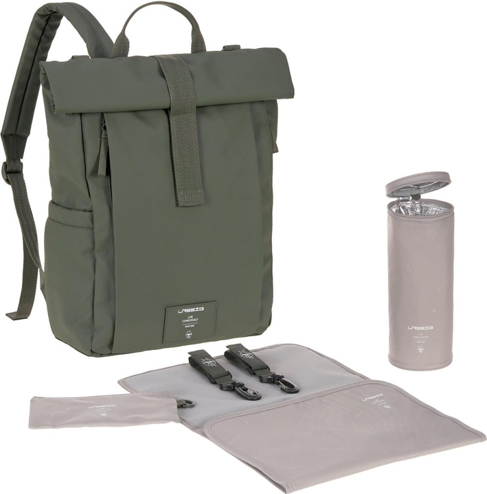 Actual product image Lässig Green Label Rolltop Up changing rucksack