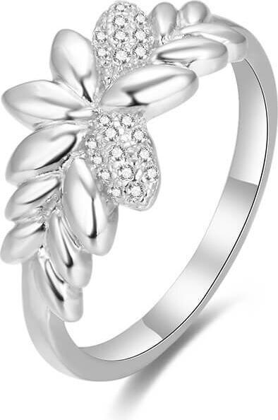 Produktbild Beneto Silver ring with zircons AGG347 - Circuit: 58 mm (58)