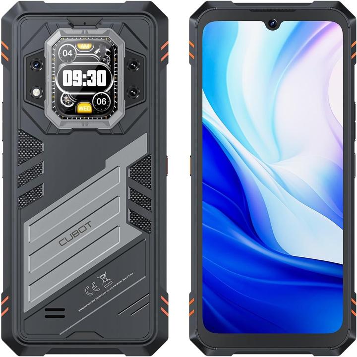 Actual product image Cubot Smartphone with 6.72-inch FHD+ display, 24 GB RAM, 256 GB ROM, 100 MP camera, Android 14 (256 GB, Black, 6.72", Dual SIM, 5G)