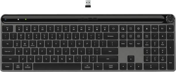 Actual product image JLab Audio Jlab Work Bundle DE-Layout JBuds Mouse & Epic Keybord connection via Bluetooth or USB dongle, Erg (DE, Wireless)