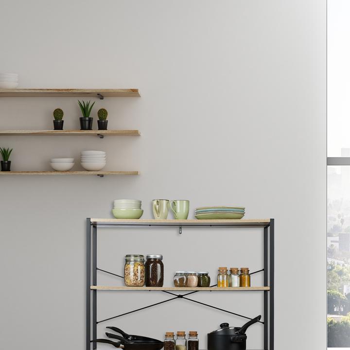 Productafbeelding Relaxdays Rechtopstaande plank (95 x 35 x 80 cm)